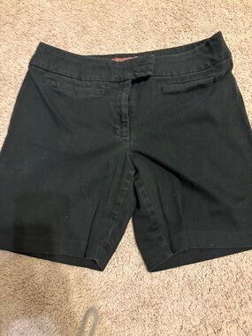 Black Women's Tailored Bermuda Shorts